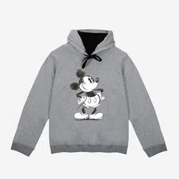 YK Disney Boys Grey Printed Hooded Sweatshirt-picture-30