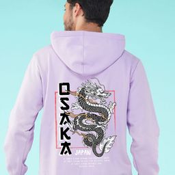 NUSYL Graphic Printed Hooded Pullover-picture-1