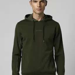 Van Heusen Flex Hooded Cotton Pullover-image-97