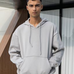 COLOR CAPITAL Hooded Pure Cotton Sweatshirt-picture-29