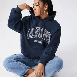 The Roadster Lifestyle Co Printed Loose Fit Hooded Sweatshirt-image-72