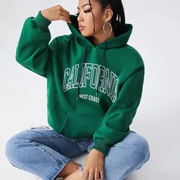 The Roadster Lifestyle Co Printed Loose Fit Hooded Sweatshirt-image-81