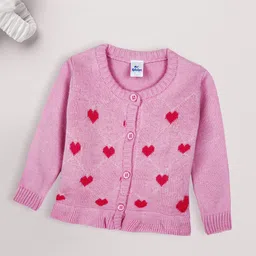 V-Mart Kids Geometric Self Design Acrylic Cardigan-picture-13