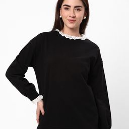 R&B Round Neck Long Sleeves Cotton Pullover Sweatshirt-picture-22