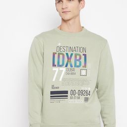 Duke Men Green Printed Sweatshirt-picture-41