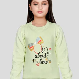 Peppermint Girls Typography Printed Embellished Detail Pullover Sweatshirt-picture-29