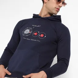 Campus Sutra Graphic Printed Hooded Cotton Pullover Sweatshirt-picture-10