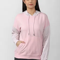 Van Heusen Woman Women Pink Cotton Hooded Sweatshirt-picture-25