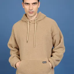 HIGHLANDER Hooded Drop Shoulder Sleeves Oversized Sweatshirt image 1