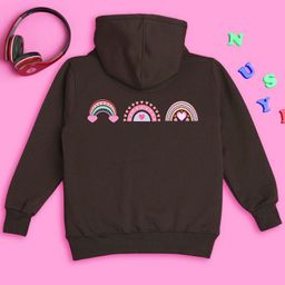 NUSYL Girls Graphic Printed Hooded Pullover Sweatshirt-picture-29