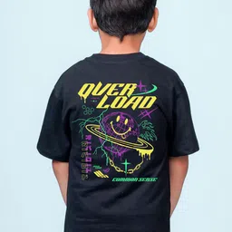 NUSYL Boys Graphic Printed Drop-Shoulder Sleeves Oversized T-shirt-picture-31