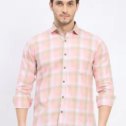 Duke Men Slim Fit Opaque Checked Casual Shirt-picture-22