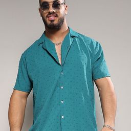 Instafab Plus Self Design Classic Casual Shirt-picture-43