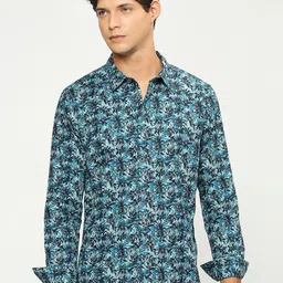 Pepe Jeans Floral Printed Spread Collar Cotton Casual Shirt-picture-25