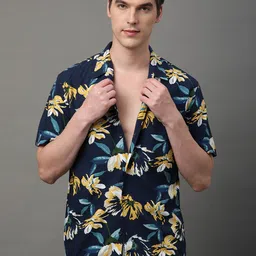 Voroxy Relaxed Floral Printed Opaque Casual Shirt-picture-33