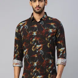DON VINO Men Comfort Floral Opaque Printed Casual Shirt-picture-28