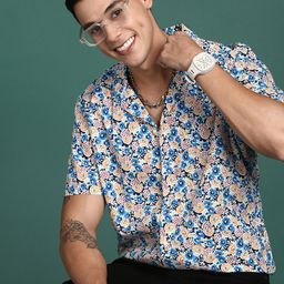 SHOWOFF Men Premium Floral Opaque Printed Casual Shirt-image-93