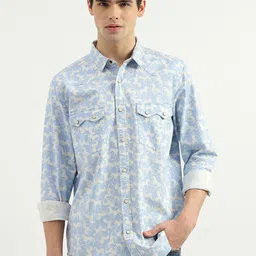 United Colors of Benetton Animal Printed Cotton Casual Shirt-image-42
