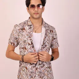 DEZANO Classic Abstract Printed Casual Shirt-picture-34