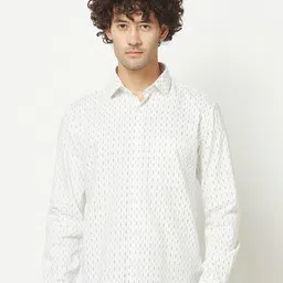 Crimsoune Club Men Slim Fit Printed Casual Cotton Shirt-image-98