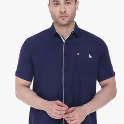 Kuons Avenue Men Smart Slim Fit Linen Cotton Casual Shirt-picture-27