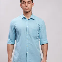 Parx Slim Fit Cotton Casual Shirt-picture-19