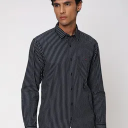 Mufti Classic Slim Fit  Pure Cotton Casual Shirt-image-40