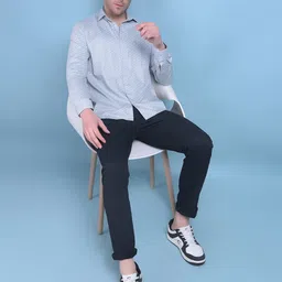 Crimsoune Club Classic Slim Fit Abstract Printed Casual Shirt-image-81