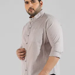 Instafab Plus Men Plus Size Classic Casual Ctton Shirt image 2