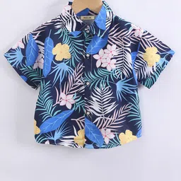 INCLUD Boys Classic Floral Printed Cotton Casual Shirt-image-17