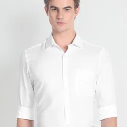 Arrow Spread Collar Pure Cotton Formal Shirt-picture-39