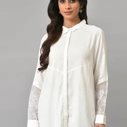 W Women Longline Casual Shirt-picture-26