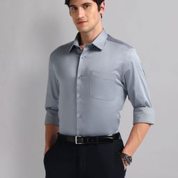 AD By Arvind Spread Collar Opaque Casual Shirt-picture-3