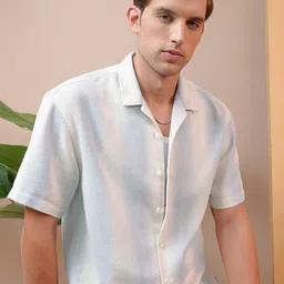 LOCOMOTIVE Premium Dobby Textured Cuban Collar Oversized Shirt-picture-16