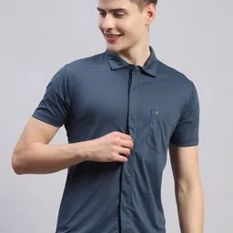 Monte Carlo Opaque Cotton Casual Shirt-image-0