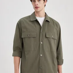 DeFacto Pure Cotton Casual Shacket image 1