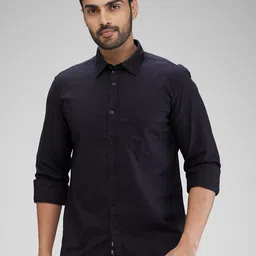 Parx Men Slim Fit Opaque Casual Shirt-image-37