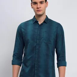 Lee Men Slim Fit Opaque Casual Shirt-image-5