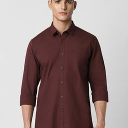 Peter England Casuals Slim Fit Cotton Casual Shirt-picture-35