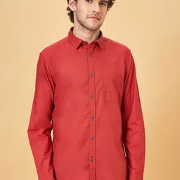 SF JEANS by Pantaloons Slim Fit Spread Collar Cotton Casual Shirt-picture-26