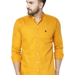 FUBAR Slim Fit Band Collar Casual Shirt-picture-12