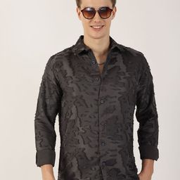 Thomas Scott Men Premium Slim Fit Opaque Casual Shirt-picture-16