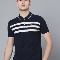 Cantabil Polo Collar Striped T-shirt-picture-10