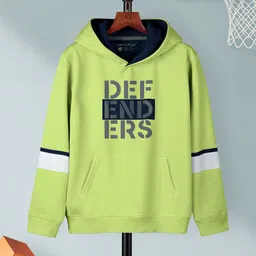 HELLCAT Boys Typography Printed Hooded Sweatshirt-picture-42
