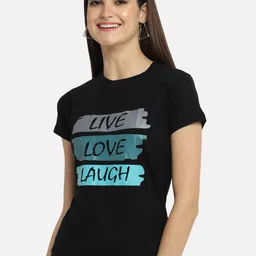 Fabflee Typography Printed Cotton T-Shirt-picture-16