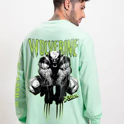 Bewakoof Men Printed Extended Sleeves Raw Edge T-shirt-picture-10