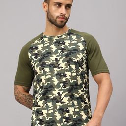 VECTOR X Camouflage Printed Raglan Sleeves Sports T-shirt-picture-38