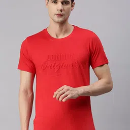 ONN Printed Cotton Knitted Casual T-shirt-picture-24