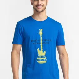 Being Human Typography Printed T-shirt image 1