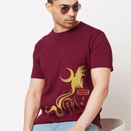 Wear Your Opinion Men Printed Raw Edge T-shirt-picture-26